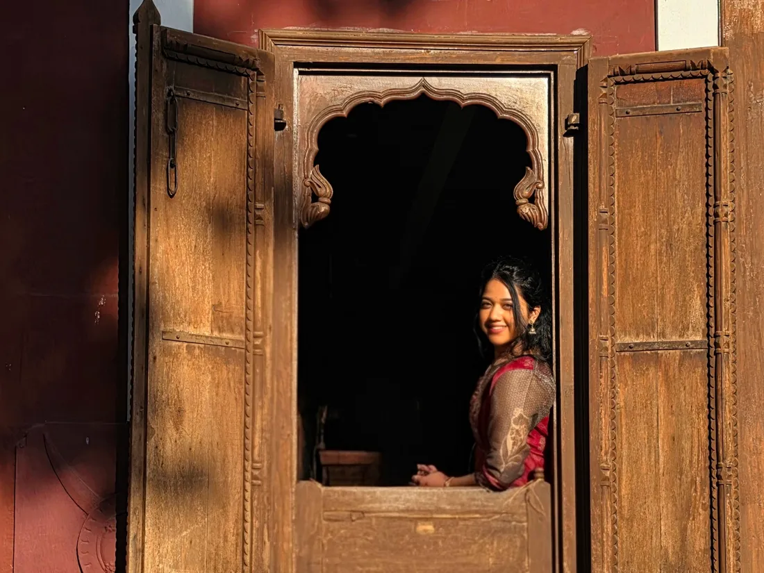 At the threshold of a garbhagṛha