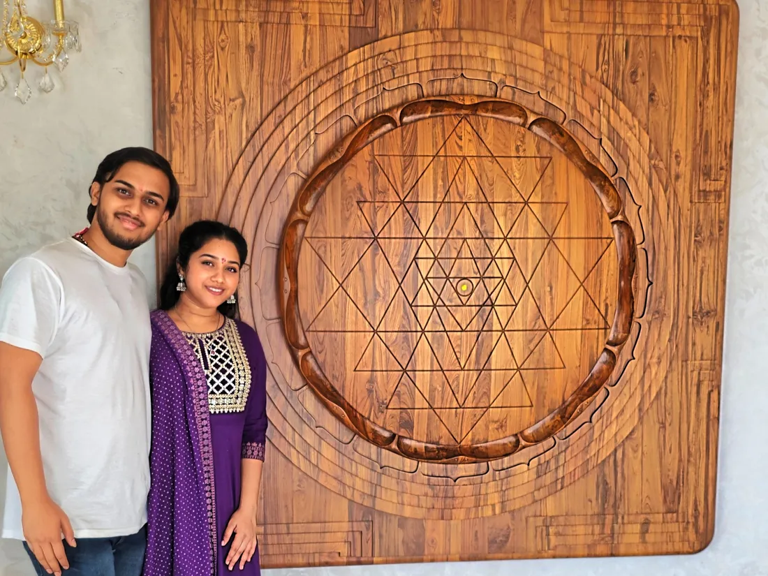 A yantra, recorded at the source