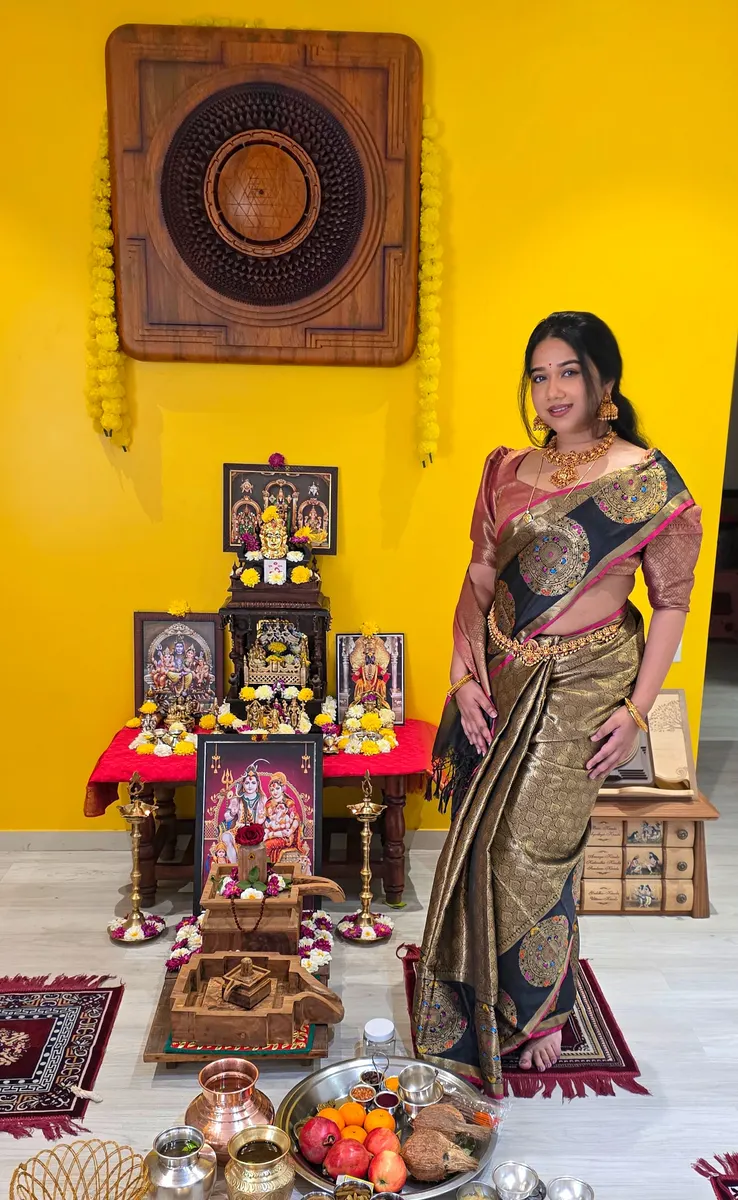 At the home altar
